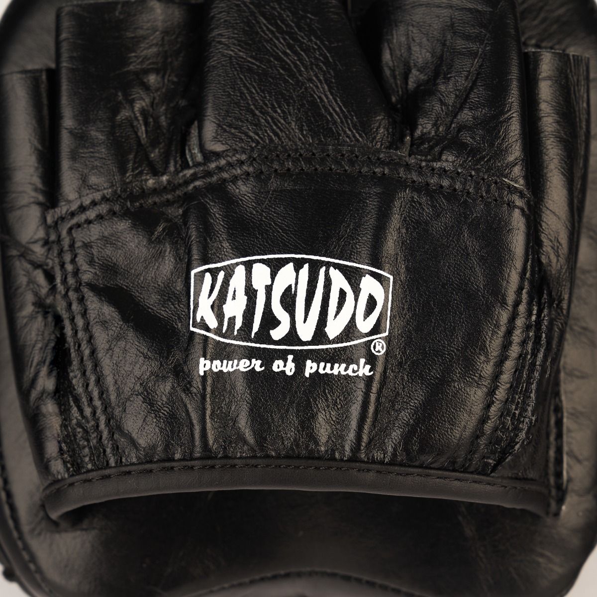 Katsudo Leather Boxing Pads Apple, Black