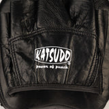 Katsudo Leather Boxing Pads Apple, Black