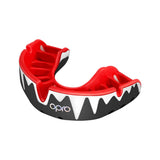 Opro Platinum Mouthguard, Black Red