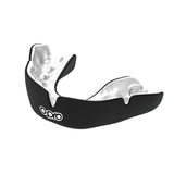 Opro Mouthguard Instant Custom Fit Solids, Black White