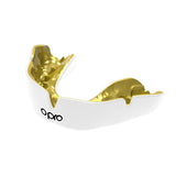 Opro Mouthguard Instant Custom Fit Solids, White Gold