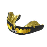 Opro Instant Custom Fit Teeth Guard, Black Gold
