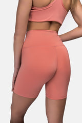 Lonsdale Women's Short Compression Shorts Ludwell, Terracotta