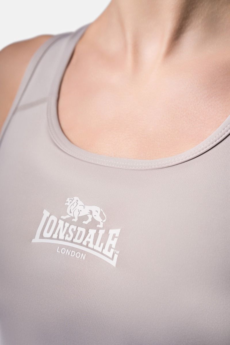 Lonsdale Wardour Sports Bra, Grey