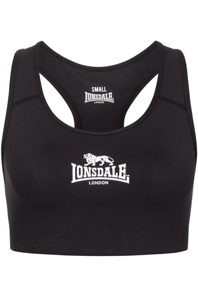 Lonsdale Wardour Sports Bra, Black