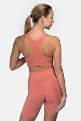 Lonsdale Wardour Sports Bra, Terracotta