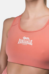 Lonsdale Wardour Sports Bra, Terracotta