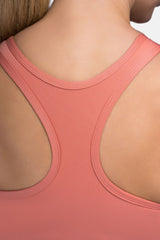 Lonsdale Wardour Sports Bra, Terracotta
