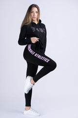 Lonsdale Women's Leggings Clashmore, Black