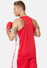 Lonsdale boxing tank top, red