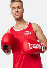 Lonsdale boxing tank top, red