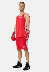 Lonsdale boxing tank top, red
