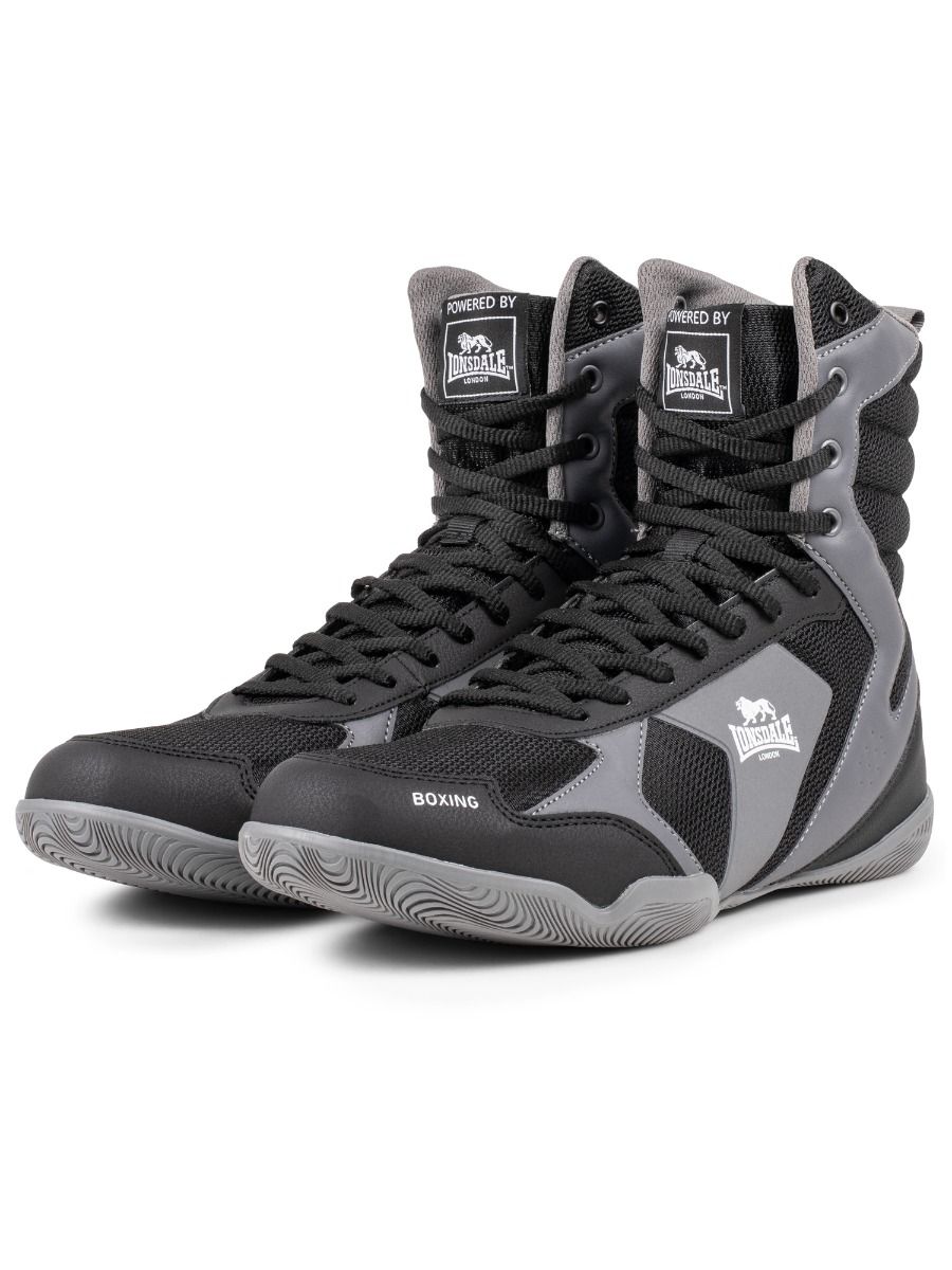Lonsdale boxing shoes Heskin, black-grey