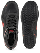 Lonsdale boxing shoes Rufford, black red