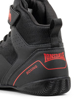 Lonsdale boxing shoes Rufford, black red
