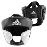 Adidas Boxing Helmet Response, White-Black