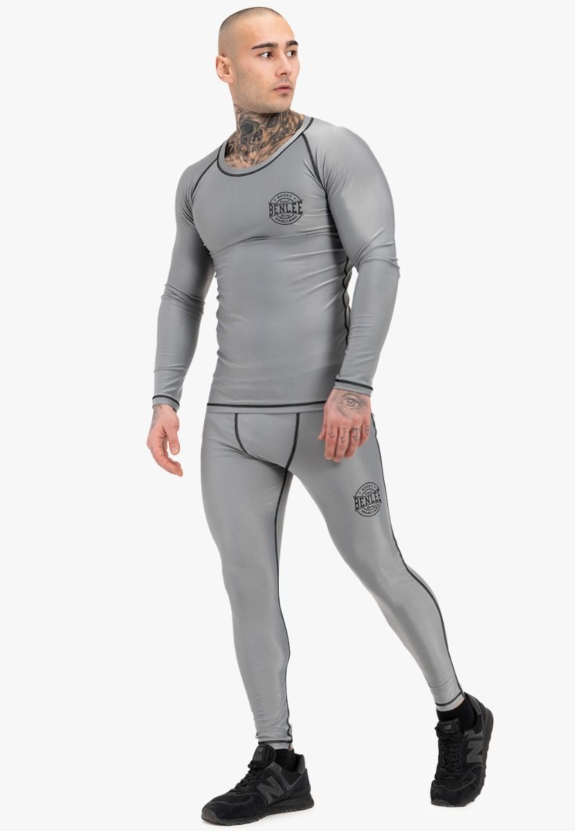 Ben Lee Men's Long Sleeve Performance Shirt Mossburn, Grey