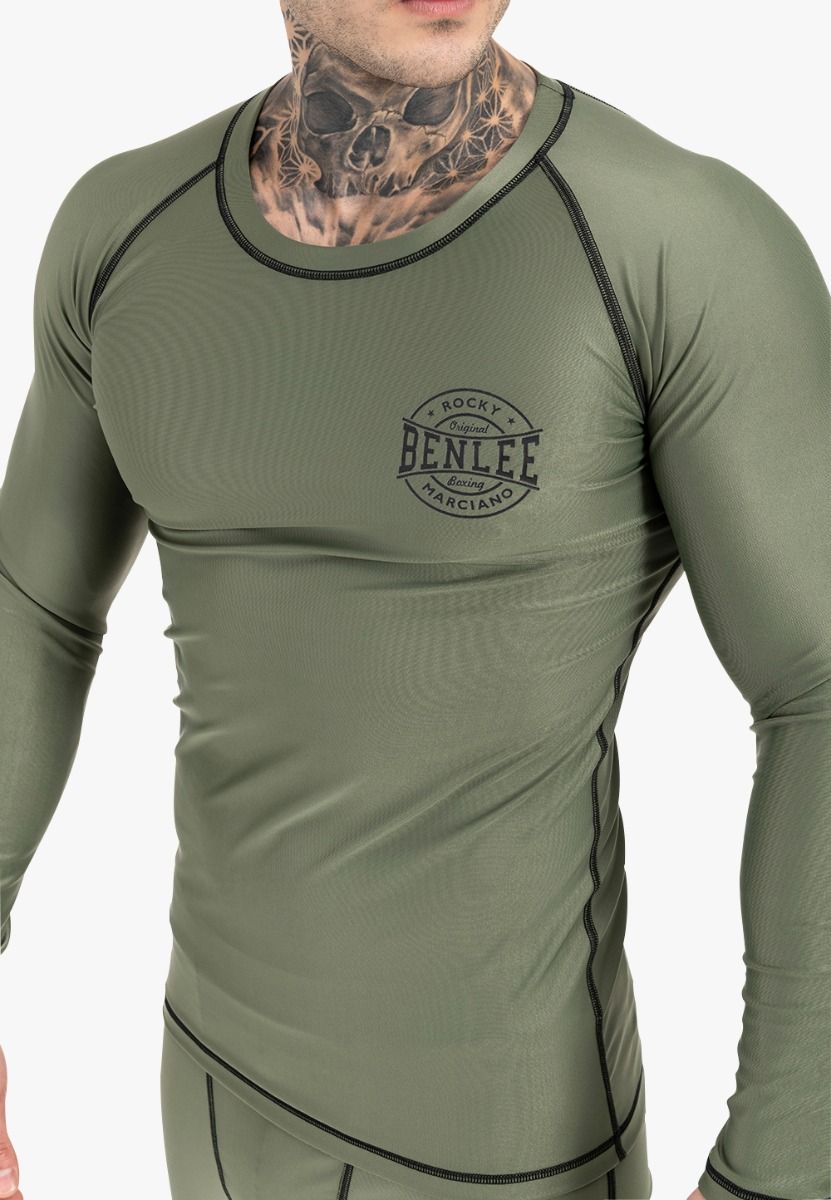 Ben Lee Men's Long Sleeve Performance Shirt Mossburn, Olive