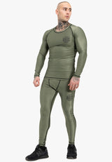 Ben Lee Men's Long Sleeve Performance Shirt Mossburn, Olive