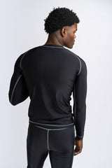 Ben Lee Men's Long Sleeve Performance Shirt Mossburn, Black