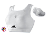 Adidas Women's WKF Chest Protector, White