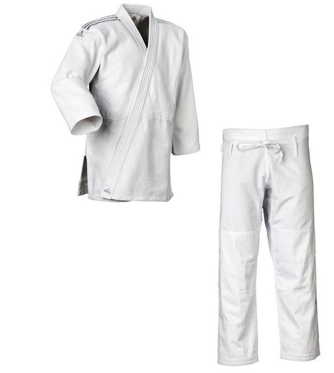 Adidas JU Kimono Contest Silver 650g, White