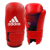 Adidas Semi Contact Boxing Gloves, Red