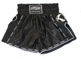 Katsudo Hurricane Muay Thai Shorts, Black