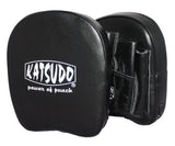 Katsudo Leather Boxing Pads Apple, Black