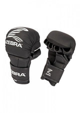Zebra MMA Sparring Gloves, Black