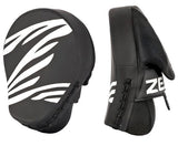 Zebra Faux Leather Boxing Pads Pro Fitness Pair