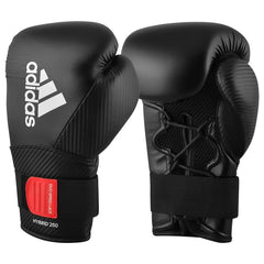 Adidas γάντια πυγμαχίας Hybrid 250, μαύρο