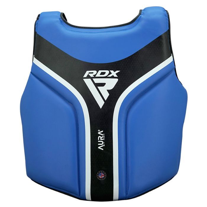 RDX Aura Plus T17 Chest Protector, Blue-Black