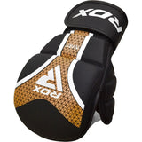 RDX Aura+ T17 Grappling Gloves, Black-Gold