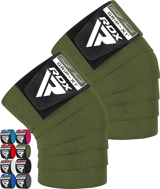 RDX Knee Wraps K1, Army Green