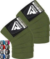 RDX Knee Wraps K1, Army Green