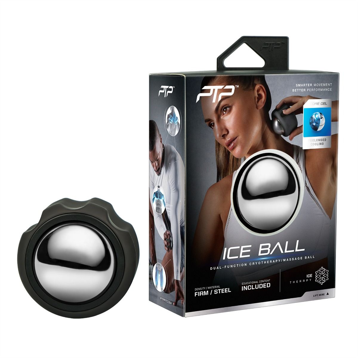 PTP Cold Therapy Ball, Black
