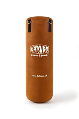 Katsudo suede leather punching bag 100 x 35 cm, brown