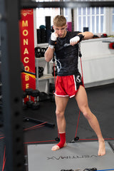 Katsudo Hurricane Muay Thai Shorts, Red