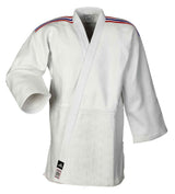 Adidas JU Kimono with National Stripes IJF Champion III Regular Fit 730g, White