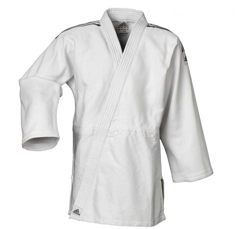 Adidas JU Kimono Contest Silver 650g, White