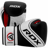 RDX Kids Boxing Gloves, White-Black