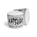 Katsudo Elastic Boxing Wrap Path, White