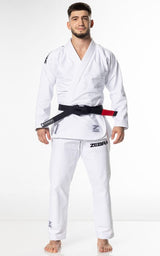 Zebra BJJ Kimono GI Guerreiro 350g, White