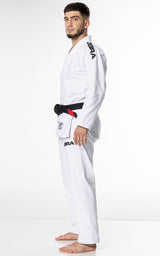 Zebra BJJ Kimono GI Guerreiro 350g, White