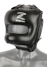 Zebra Box Helmet with Face Guard