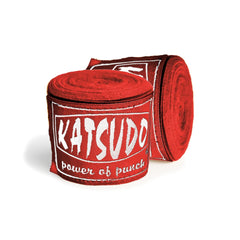 Katsudo ελαστικό μπαντάζ πυγμαχίας Path, κόκκινο