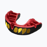 Opro Gold Jawz Mouthguard, Black Red Gold