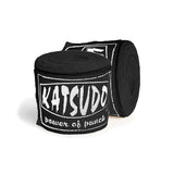 Katsudo Elastic Boxing Wrap Path, Black