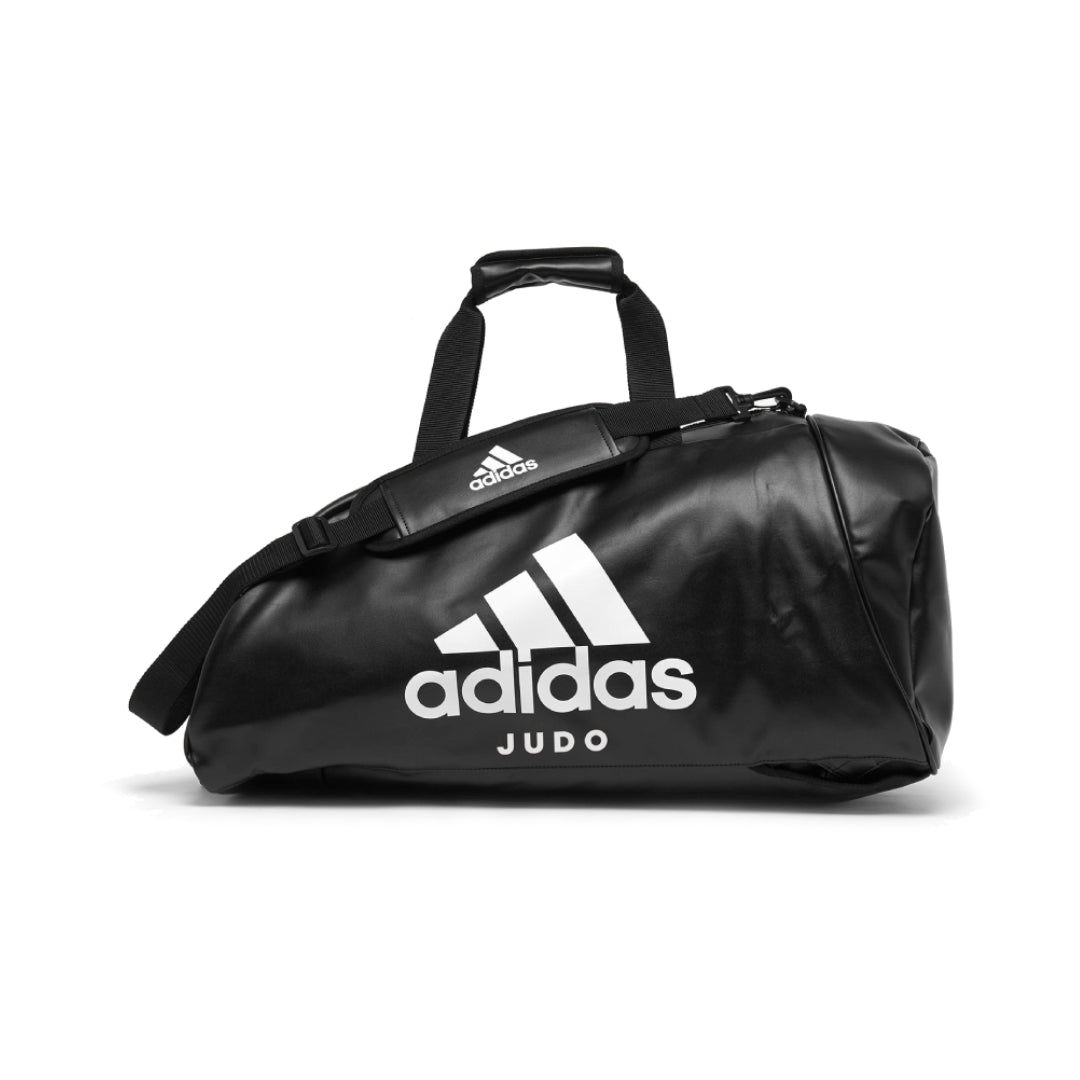 Adidas Faux Leather Judo Bag, Black